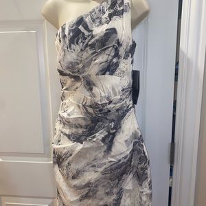 Theia, one shoulder, cocktail dress, size 4